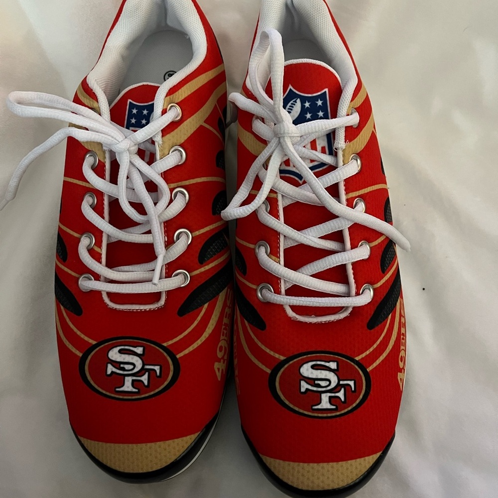 SAN FRANCISCO 49ers Custom printed shoes - new